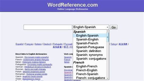 wordreference english spanish